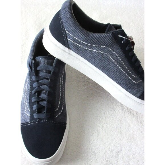 Vans Men's Old Skool Paisley Parisian Night Blue True White Size 8 NIB - Picture 4 of 5